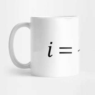 The Imaginary Unit i (Black) Mug